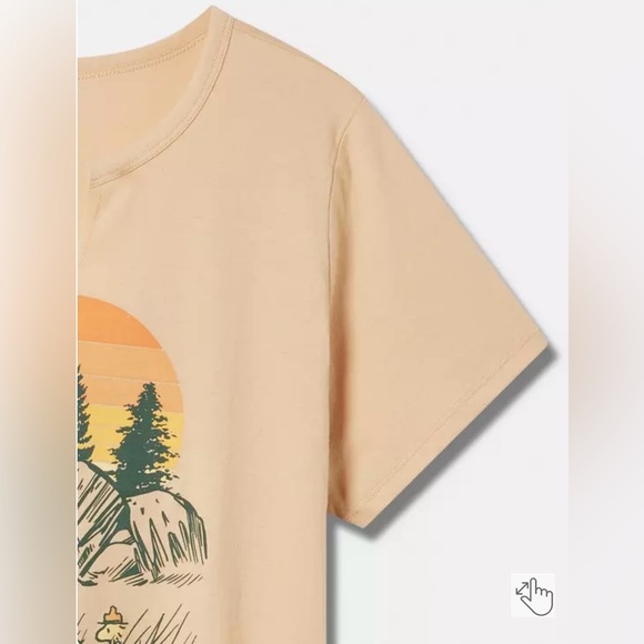 Torrid Peanuts Classic Fit Cotton Notch Tee - Picture 4 of 6